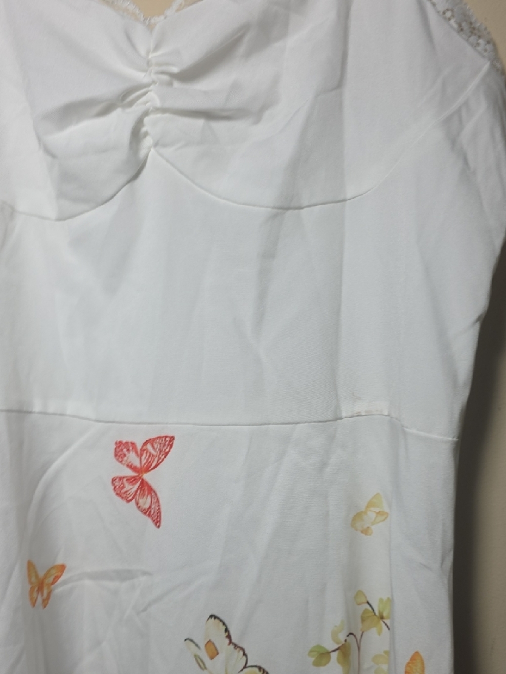 SHEIN White Floral & Butterfly Mini Dress - Picture 6 of 7